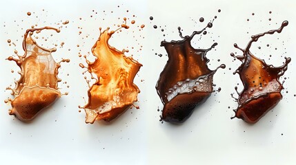 Unique Coffee Stain Pairings for Contemplative Inspiration