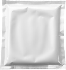 white pouch mockup isolated on white or transparent background,transparency 