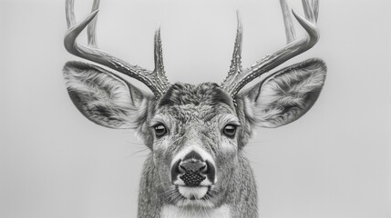 Focus on Buck's Texture and Detail, generative ai
