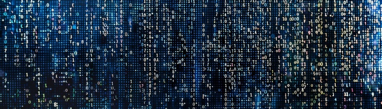 A binary code puzzle, with rows and columns of 0s and 1s needing to be rearranged to form a hidden image  