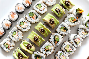 Variedad de Sushi