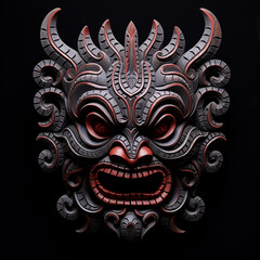  Dayak Tradisonal Ornaments Tribal Art 