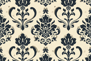 seamless damask pattern