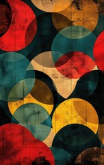 Background. Craft a visually striking abstract background featuring circle colorful