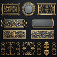 Decorative frames set