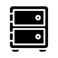 cabinet glyph icon