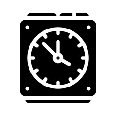 clock glyph icon