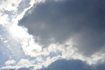 blue sky with clouds