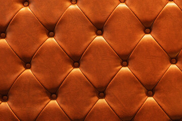 Brown leather pattern texture for background or wallpaper.
