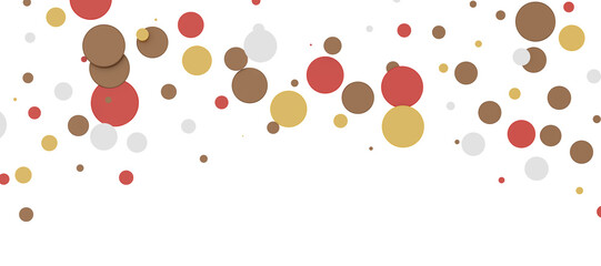 Multicolor confetti abstract background with a lot of falling pieces, isolated on a white background. Festive decorative tinsel element for design