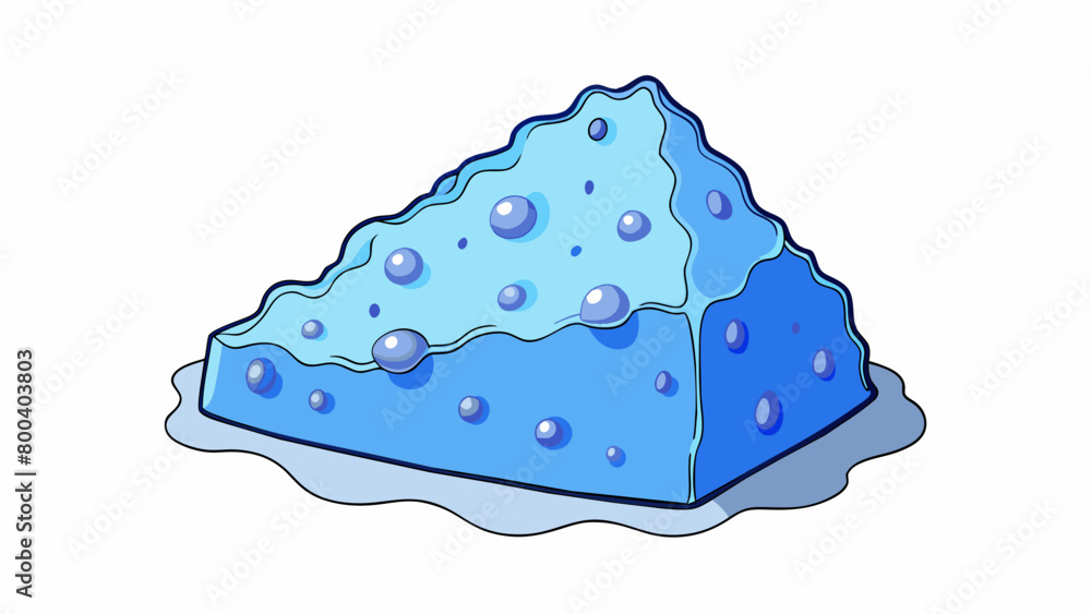 Poster a creamy pale blue dressing with a velvety texture and a tangy sharp taste. it is with crumbles of b