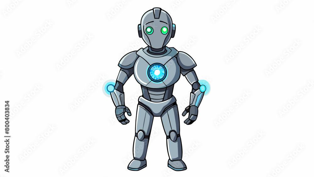 Aufkleber a cybernetically enhanced soldier with a bionic eye that can zoom in and see in the dark. the eye is