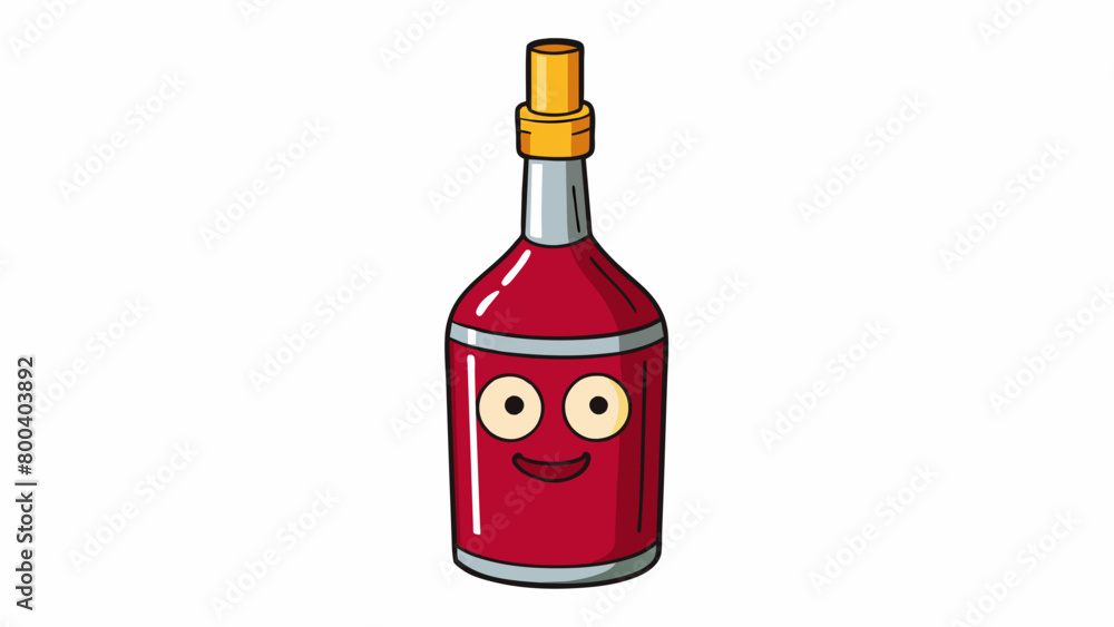 Poster a dark vinegar with a sharp taste made from red wine and used in salad dressings and marinades. on w