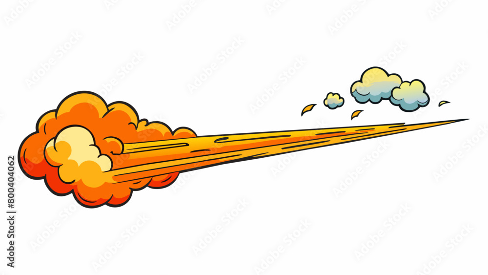 Poster a fiery streak that seems to dance and flicker as it streaks from cloud to cloud leaving a trail of 