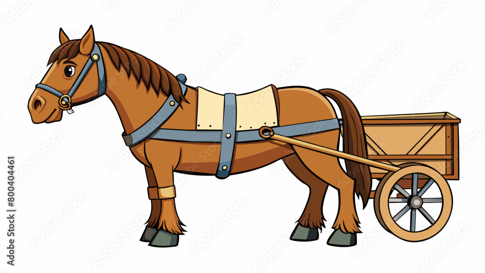 Poster a horse harness is a large leather contion that is p over a horses head and shoulders to allow it to