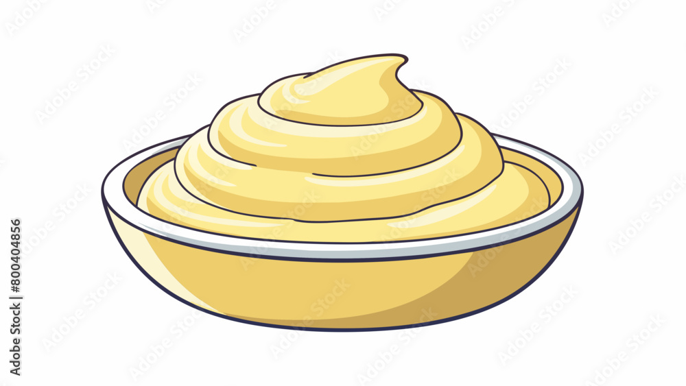 Aufkleber a luscious pale yellow sauce with a slight tanginess to its taste reminiscent of a blend of cream an