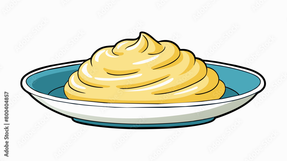 Sticker a luscious and creamy sauce blanketing a dish with a smooth and evenly spread layer resembling fresh