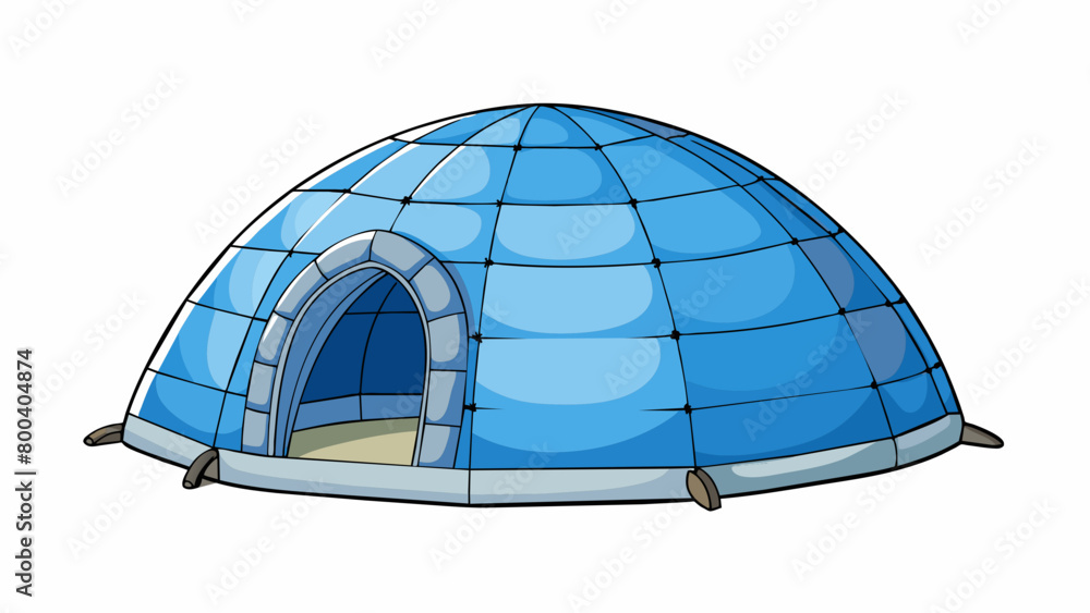 Poster a lightweight yet insulated tent that can withstand strong winds and harsh weather conditions. it ha