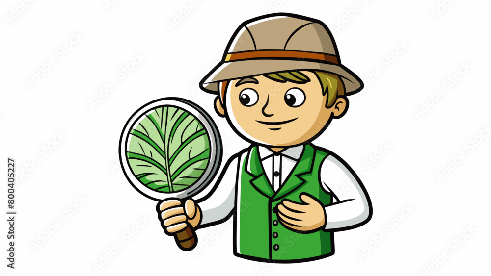 Poster a paleontologist holding up a rock containing an imprint from a prehistoric plant. the imprint is a 