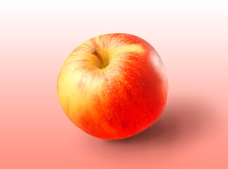 Apfel-Fruchtsaftgetränk, Apfel, rot gelber Apfel, Obst, gesund, 