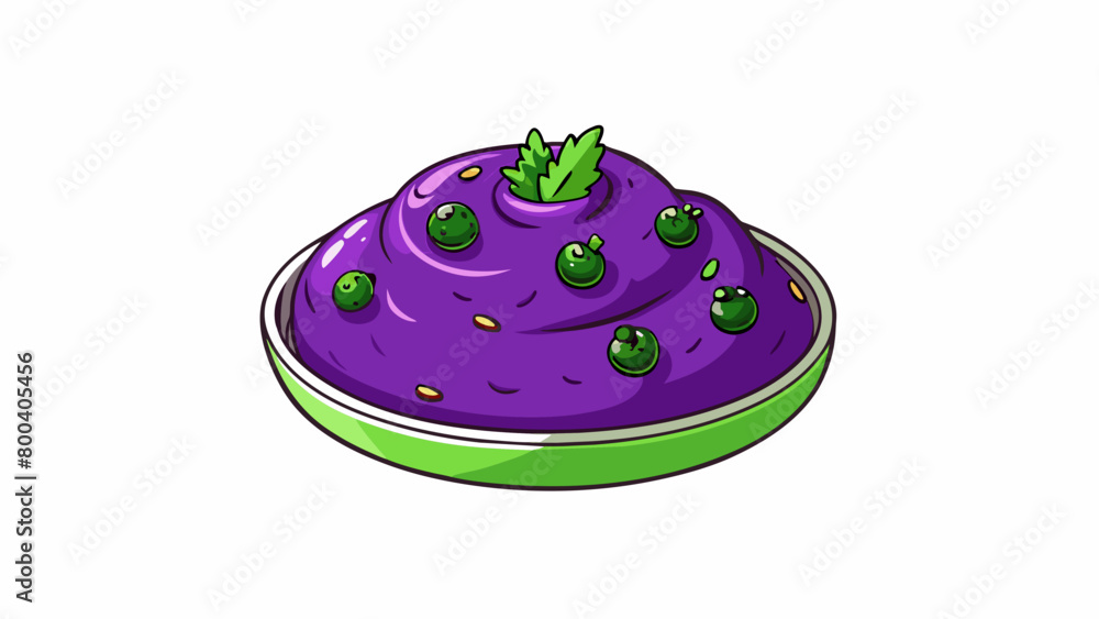 Poster a pungent mixture of kalamata olives anchovies and herbs blended into a thick paste. it has a deep p