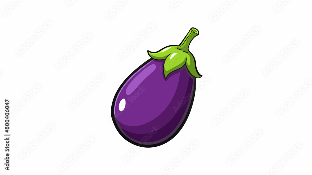 Poster a small round variety of eggplant with a deep purple color and smooth skin. it has a tender crisp te