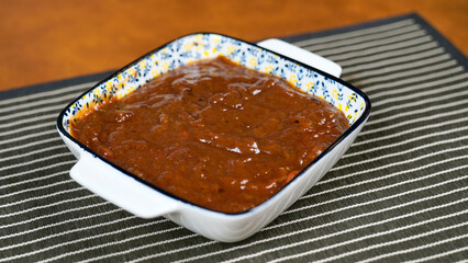 Tamarind Chutney on table - Meal Prep