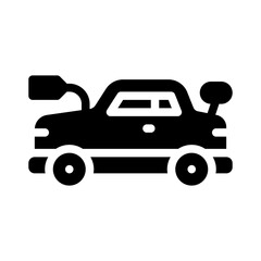 vehicle glyph icon