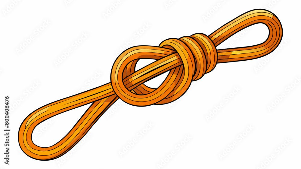 Leinwandbilder a thin and shiny rope made of nylon with a smooth texture and a bright vibrant color. its lightweigh