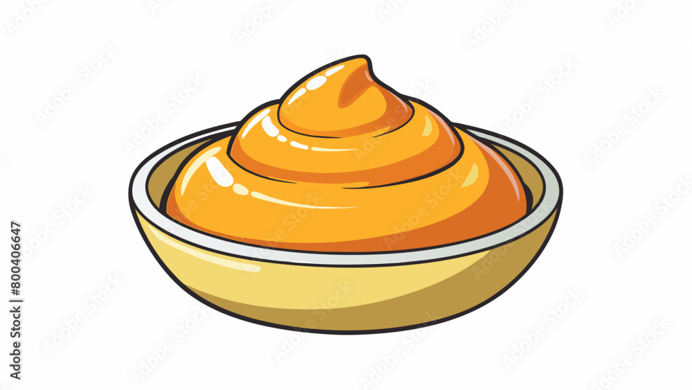Poster a velvetysmooth sauce with a pale yellow color and a decadently rich flavor. it has a strong tangy a