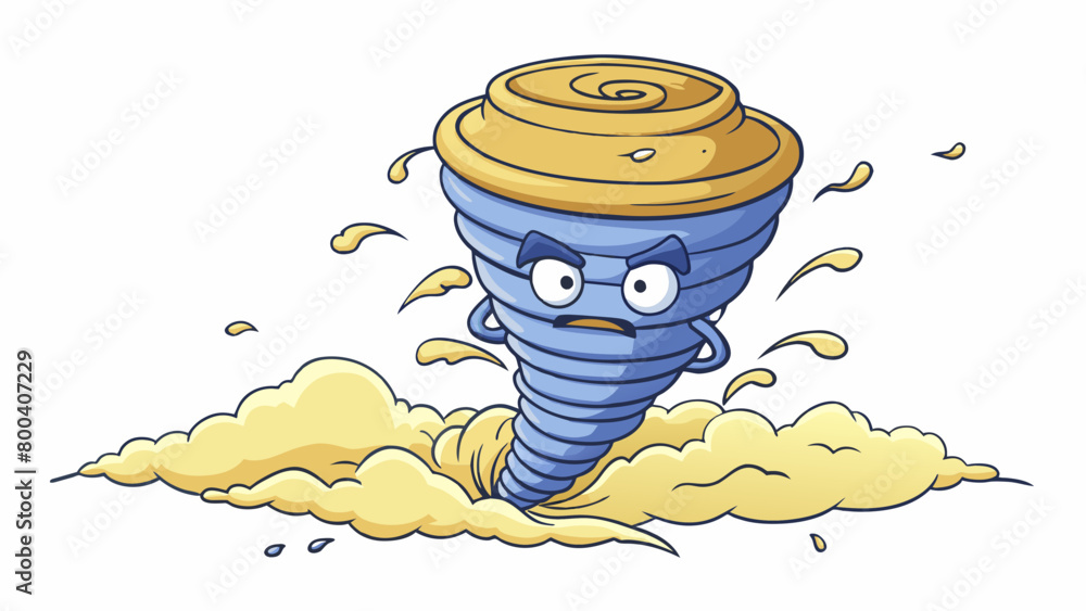 Poster as the tornado formed it resembled a giant vacuum ing up everything in its path with its rotating wi