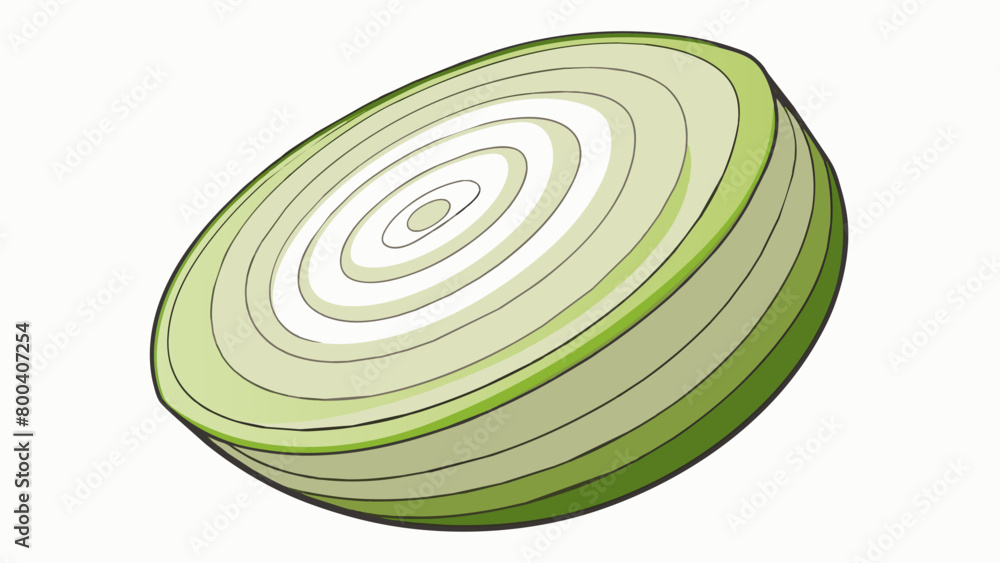 Poster as you slice into it you notice the concentric circles of white translucent layers that give this ve