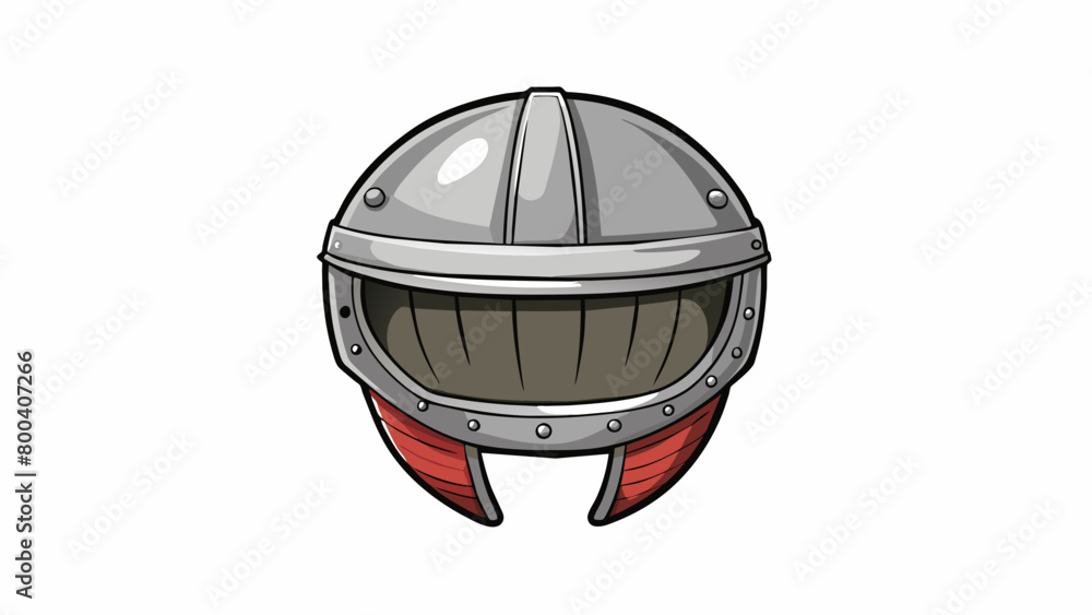 Poster at first glance the helmet appeared much like a metal bowl with a curved edge that extended down to 