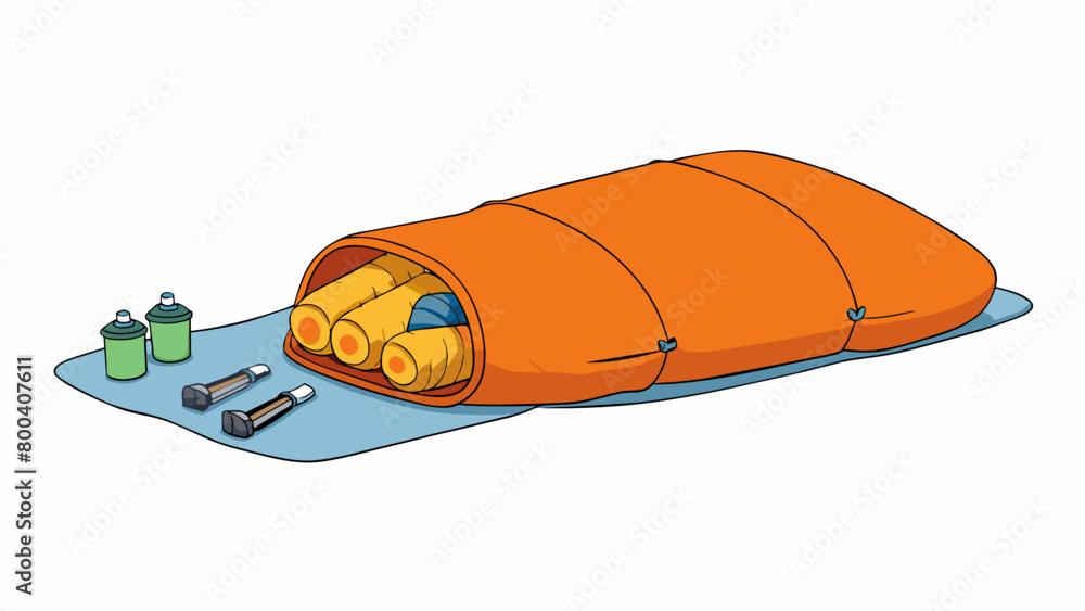 Poster inside the bivy sack there is a roomy sleeping compartment with enough space for a sleeping bag and 