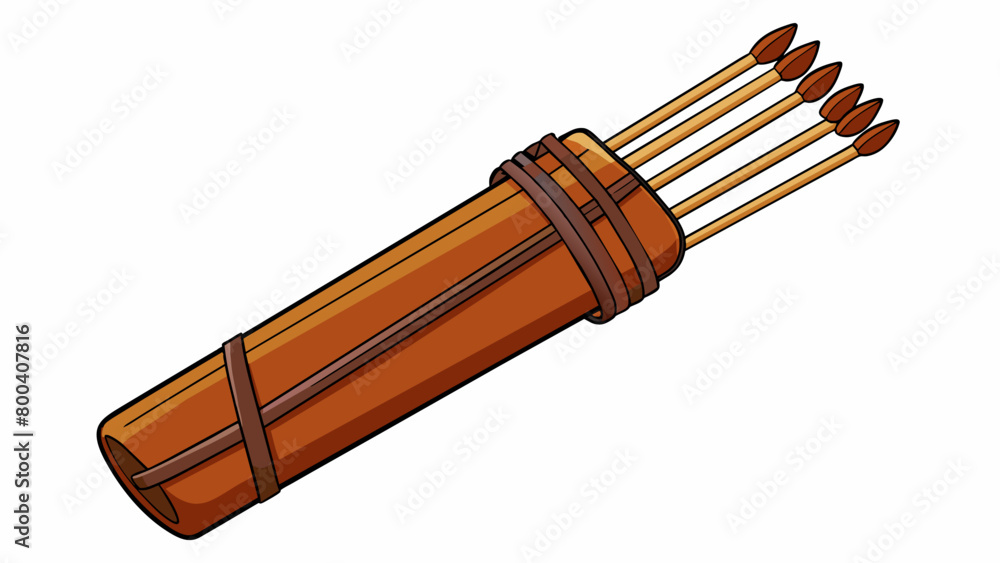 Poster quiver refers to a of thin flexible rods bound together by a soft material such as leather or cloth.