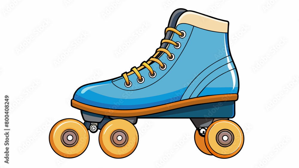 Poster the roller skates have a sleek and modern look perfect for street and ramp skating. the wheels are m