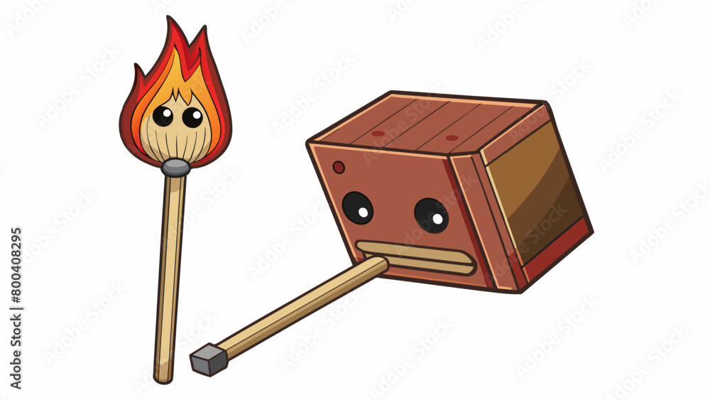 Poster the second match is a small slightly bent stick with a dark brown head. its worn appearance suggests