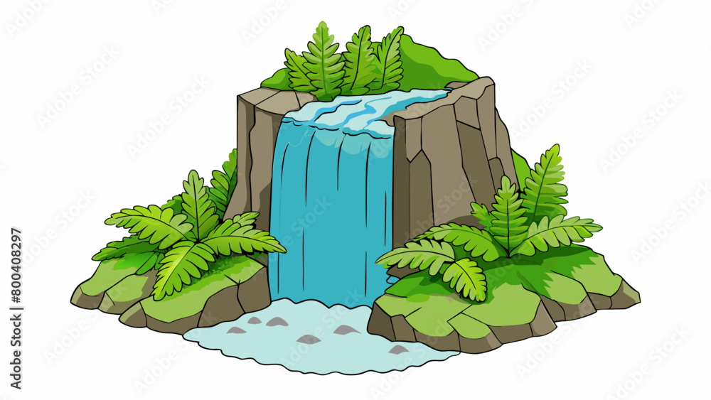 Poster the sound of rushing water could be heard coming from the hidden alcove at the base of the crag. a s