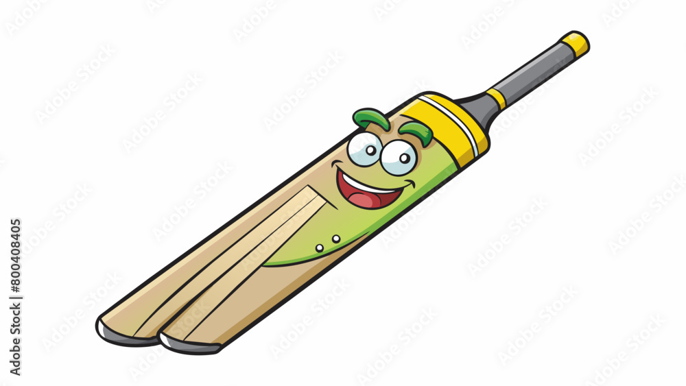 Poster the weight of the cricket bat is evenly distributed along its length giving it a balanced feel in th