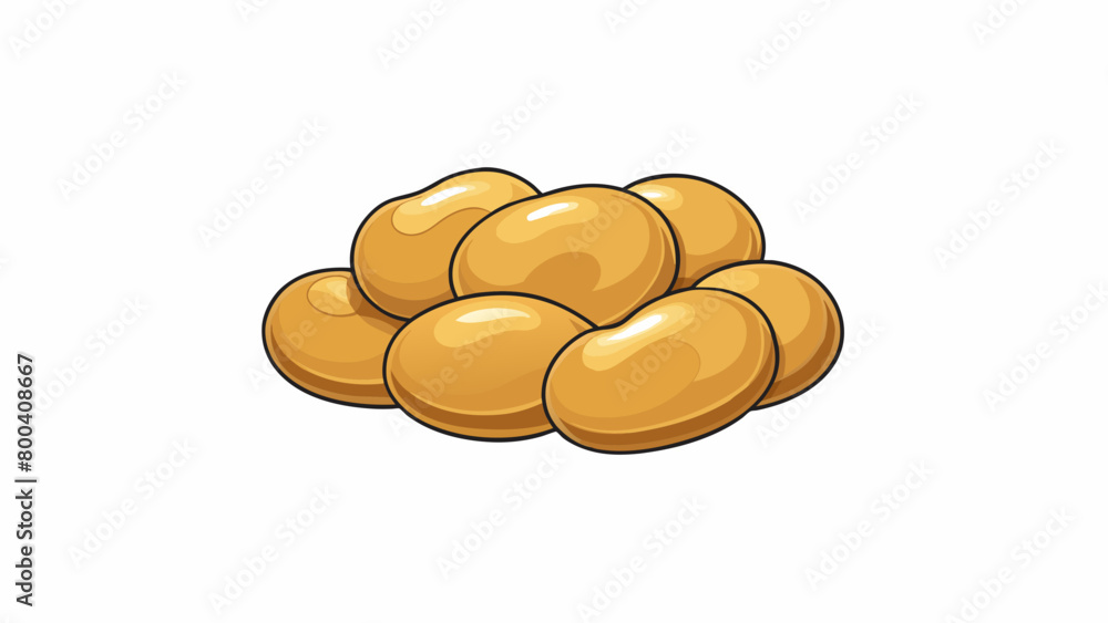 Aufkleber with a distinctive beige hue these small and plump beans have a smooth surface and a dense consisten