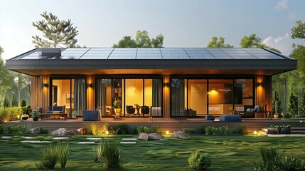 Sustainable Home: Green Technology and Self-Sufficiency, generative ai