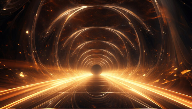 digital background in the form of a shape-changing