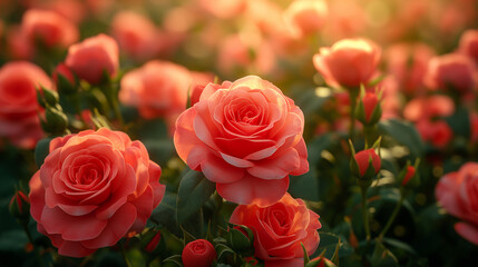 Naklejka premium rose, bouquet, flower