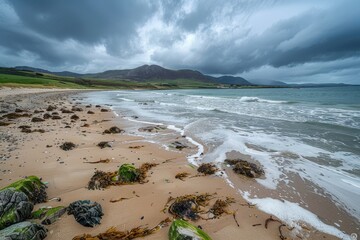 St. Finian's Bay in the Embrace of an Irish Gale