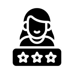 rating glyph icon
