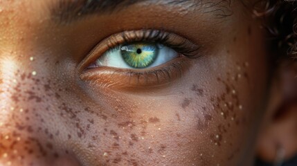 Close-Up of a Human Eye.