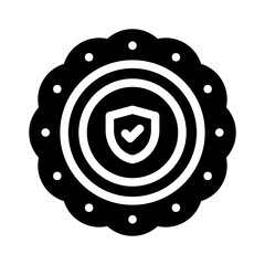 insurance glyph icon