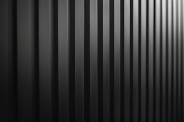 A composition of thin, vertical lines in black against a white background, evoking a sense of order and precision,