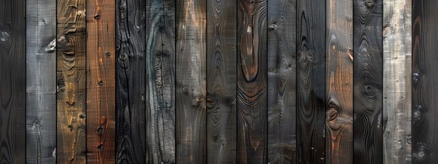 Close-up of textured wooden planks with warm tones and natural patterns.