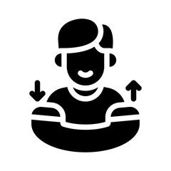 phone call glyph icon